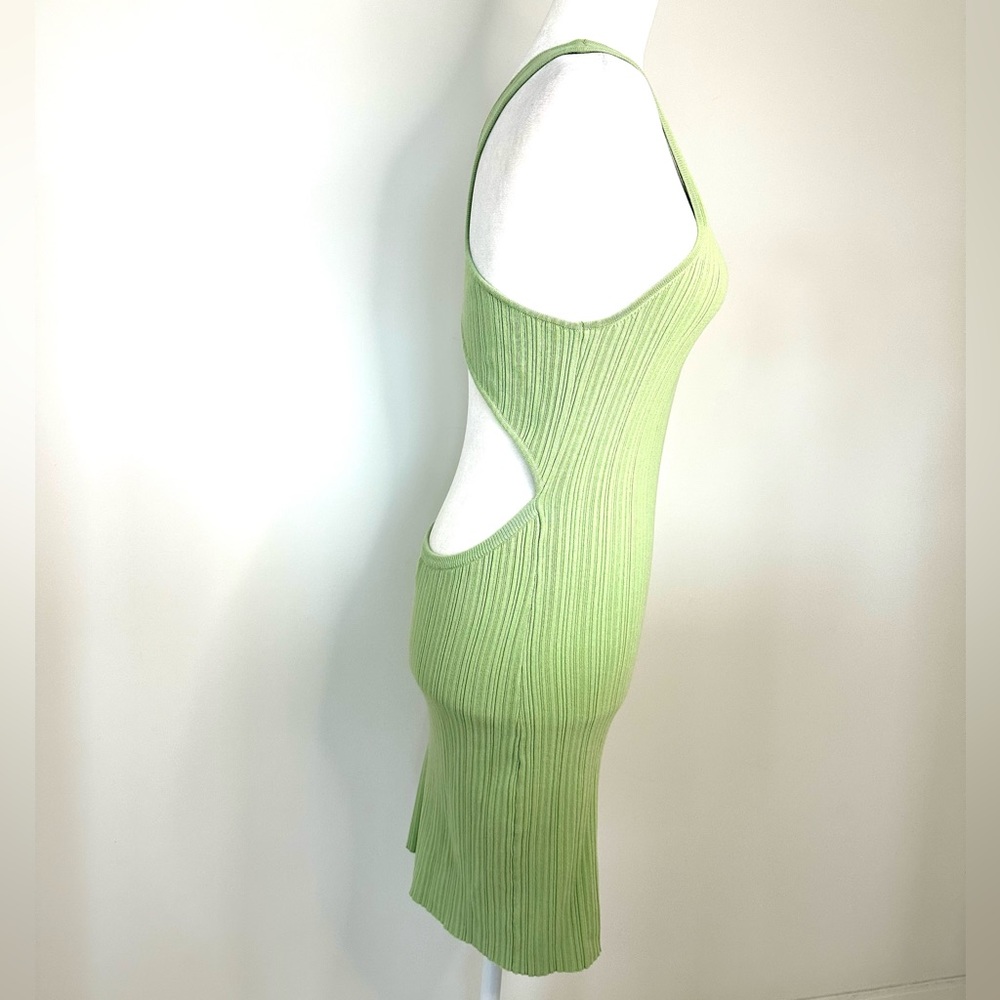 REVOLVE MIchael Costello Variegated Rib Bodycon Dress in Mint Green - Picture 9 of 13